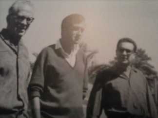 Max Aub, Juan Goytisolo y Vicente Rojo.
