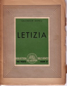 Letizia en los míticos Quaderns Literaris de Janés.