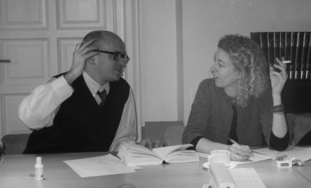 2002 Ana Estevan con Carlo Feltrinelli (2)